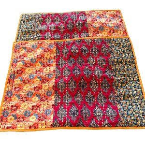 Better Homes and Garden Boho Global Tiles Standard pillow sham set patchwork